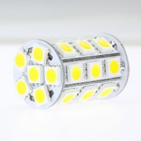 1pcs/lot Led G6.35 Corn Bulb 27LED 5050 SMD12V 24V 4W Dimmable 3500K 5500K Spot Light Car