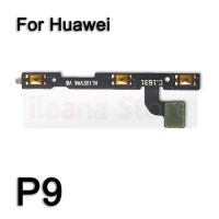 ริบบิ้นควบคุมเสียงปุ่มเปิดปิดบนสายเคเบิลงอได้ปิดเสียงสำหรับ P10 Huawei P9 P20 P30 P40 Lite Pro Plus