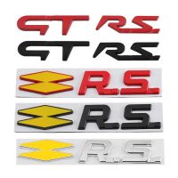 สติกเกอร์สติ๊กเกอร์ตรายี่ห้อติดรถยนต์ป้ายโลหะ GT RS สำหรับรถยนต์ Renault Logan Clio Megane 2 3 4 Captur Twingo Duster Kadjar