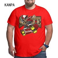 Skating Red Tshirts For Men High Street Prints T Shirts Mens Clothing 2022