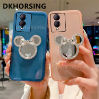 DKHORSIG ปลอกอ่อนซิลิโคนใสสำหรับ VIVO Y27 V29 Y17S Y36 Y78 Y02 Y02T Y02A Y35 Y22 Y22S Y16ใหม่ MK แต่งหน้ากระจกลูกอม VIVOV29 5G เคสโทรศัพท์มือถือป้องกันเลนส์กล้อง Vivo Y17s 2023