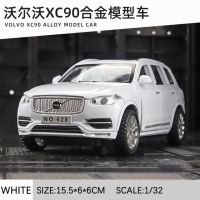 รถโมเดลรถอัลลอย Volvo-Xc90 2022 Diecast 1:32สำหรับโลหะจิ๋วรถ Suv สำหรับวันเกิด S สำหรับของเล่นสุดฮอตของเด็กผู้ชาย