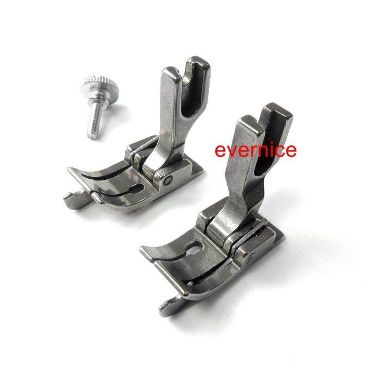 2 Presser Foot W/ Right + Left Guide For JUKI DDL-8700 BROTHER B705 ...