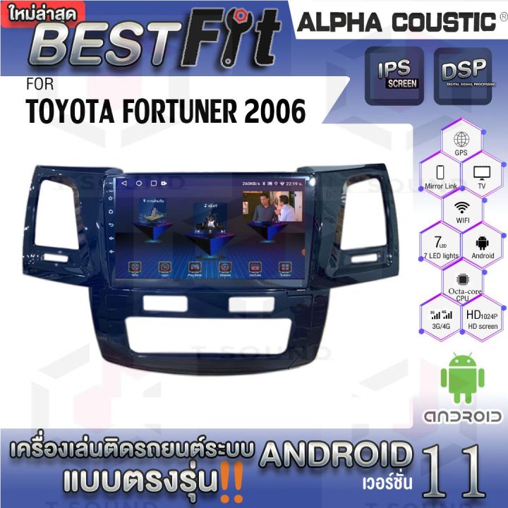 alpha-coustic-จอแอนดรอย-ตรงรุ่น-toyota-fortuner-2006-14-ระบบแอนดรอยด์v-12-ไม่เล่นแผ่น-เครื่องเสียงติดรถยนต์