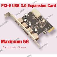 4พอร์ตUSB 3.0 PCI-eการ์ดPCI Express PCIe USB 3.0 Hub Adapter 4พอร์ตUSB 3 0 PCI E PCIe Express 1x