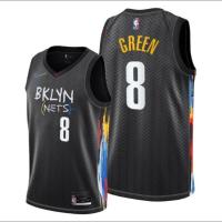 Top-quality 2020-21 Basketball Jersey Mens Brooklyn Nets 8 Jeff Green Hot Pressing Jerseys