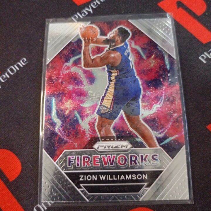 Zion Williamson Panini Prizm "Fireworks" NBA Card Insert Lazada PH