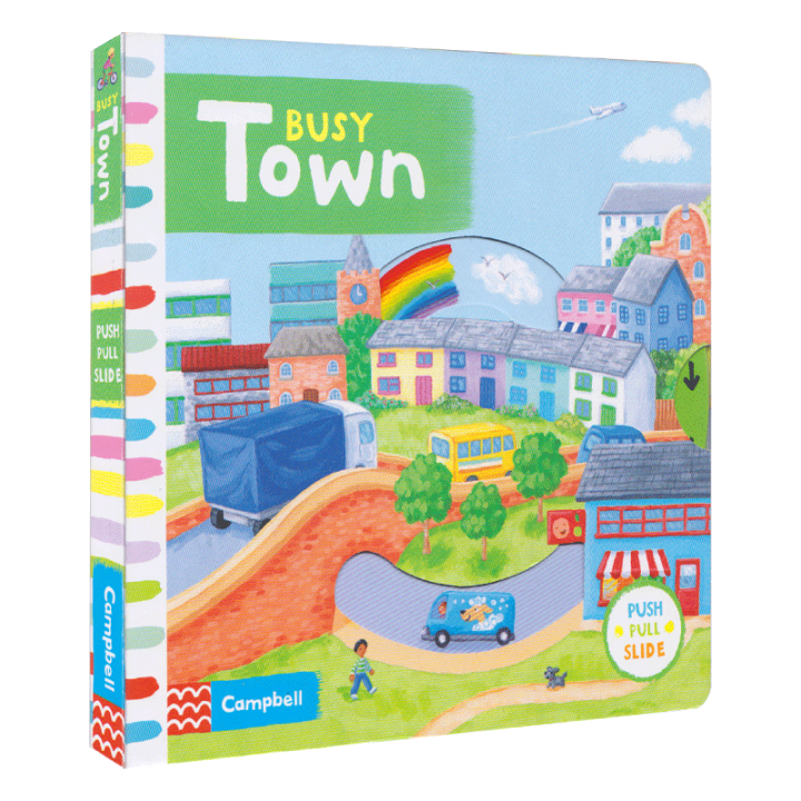 busy-town-busy-series-paperboard-office-book-town-office-operation-book-3-6-years-old-interactive-english-story-picture-book-english-original-childrens-book