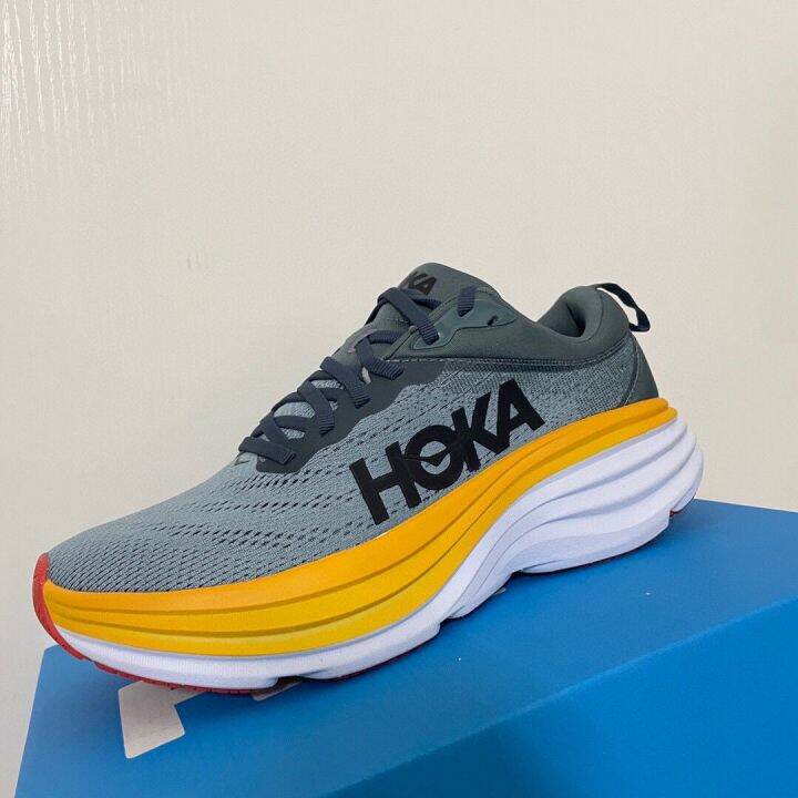 legit new Ori 100 Hoka One One Bondi 8 Bondi 8 Lightweight Cushioning
