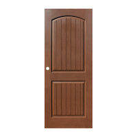 ฟรีค่าส่ง! ประตูไฟเบอร์กลาส ECO DOOR รุ่น 2P ขนาด 80 x 200 ซม. สีโอ๊ก (เจาะลูกบิด) โปรโมชั่นประตู ราคาถูก สินค้าพร้อมส่งด่วน