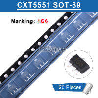 20ชิ้น CXT5551 SOT-89เครื่องหมาย1G6 SMD 160โวลต์/0.6A NPN ทรานซิสเตอร์ใหม่เดิม