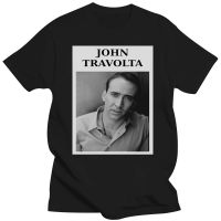 Funny Nicolas Travolta John Cage T Shirt Men Crewneck 100% Cotton T Shirts Classic Short Sleeve Tee Shirt 2XL 3XL Tops XS-6XL