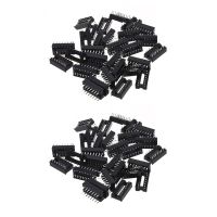 60 Pcs 16 Pin 2.54mm DIP IC Socket Solder Type Adaptors