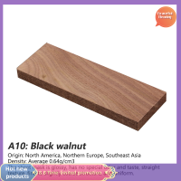 DIY วัสดุหัตถกรรมไม้สำหรับแพทช์ด้ามมีดแบบ DIY 120x40x10mm ว่างที่สง่างาม