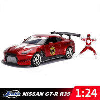 1:24 2009นิสสัน GT-R ไดโนเสาร์ทีม D Iecast โลหะรุ่นรถยนต์ล้อแม็กรถยนต์ด้วยตุ๊กตาของเล่นของขวัญคอลเลกชัน Z44