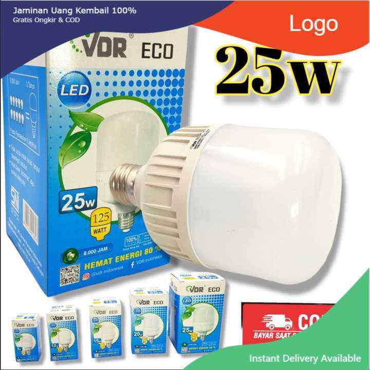 Lampu Led Merk Vdr Eco Bright W Bohlam Vdr Eco Bright Watt