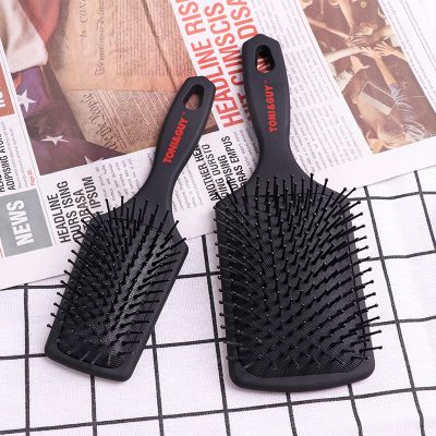 【CC】❒  Color Round Hairdressing Combs Plastic Handle Wet Dry Wavy Curly Hair Hairstyling Tools
