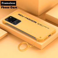 （ใหม่）แฟชั่นกรณีโทรศัพท์ Frameless สำหรับ S Amsung G Alaxy S10 S20 FE S21พลัสหมายเหตุ10 20อัลตร้า A50 A70บางเคลือบฮาร์ดพีซีปกป้องปก