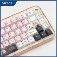 Anya Forger Keycaps Cherry Profile SPY×FAMILY อะนิเมะ PBT Dye Sub ปุ่มกดแป้นพิมพ์เครื่องกล Keycap