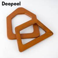 【CW】 1pair 2Pcs Deepeel 14X12cm/8.6X14cm Wood Clasp Handles Clip Manual Purse Making Accessory