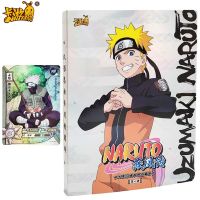 Naruto Cards Holder Book Album 80/160PCS Letters PaperGames Children Anime Character Collection Kids Gift Playing Card Toy