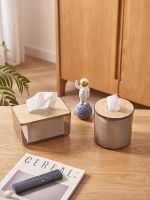 Creative Home Living Room Toilet Tissue Box Drawing Bamboo Cover Printing Paper