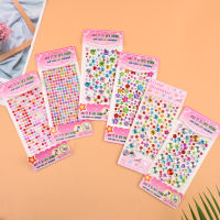 3D Self Craft Adhesive Children Muticolor Sticker Princess Girl Rhinestones Stickers Jewels