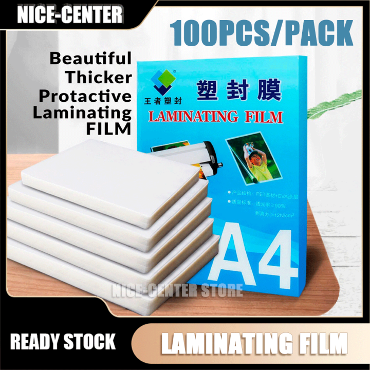 A4 Size Laminating Film For Photos 50MIC QUAFF Hot Process Plastic ...