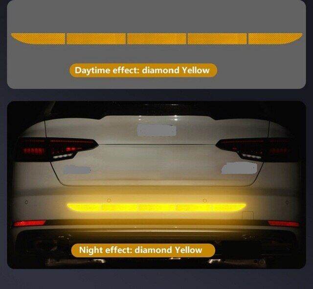 5Pcs/set Car Reflectance Reflector Sticker Auto Accessories Exterior ...