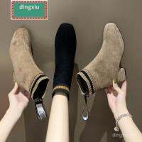 CODSheng luo 精选Shoes womens new wholesale shoes womens new wholesale small short boots womens 2020 autumn wild plus size Korean retro simple thick heel high heel thin thin boots trendy Womensnewshoeswholesaleladys shopWomensnewshoeswholesaleOur mall