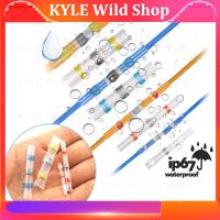 KYLE Wild Shop 20pcs Waterproof Electrical Heat Shrink Tube Soldering Cable Wire Connector Butt Sleeve Seal Terminals Insulated Solder