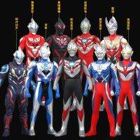 ♨Fennyun Ultraman ของเล่นยางนิ่มขนาดใหญ่30ซม. Jedd Belia Cyro Tiga ชัยชนะตุ๊กตาซูเปอร์แมนสำหรับเด็ก