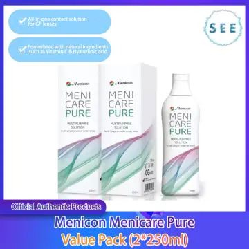 Menicon Menicare Pure Pack 3 pcs + Progent 70ml