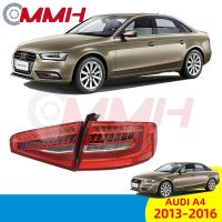 Audi A4 B9 (2013-2016) เสื้อ​ไฟท้าย ไฟท้าย​แต่ง ไฟท้ายไฟเบรค​ ไฟเลี้ยว Taillamp Taillight ไฟท้าย​ พร้อมทับทิม ไฟท้ายกันชนหลังสําหรับ​ ทับทิมในฝาท้ายไฟท้าย