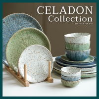 Celadon Collection งานศิลาดลขูดลาย จานเซรามิค ชามเซรามิค ถ้วยน้ำจิ้มเซรามิค ถ้วยแบ่งเซรามิค สไตล์ญี่ปุ่น มินิมอล