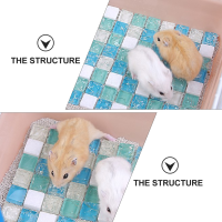 หนูแฮมสเตอร์ Cool Pad Cooling Pads Diy Cooling Dog Bed Summer Cushion อุปกรณ์เสริม Bed Spar