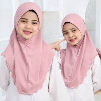 【CC】❆♧△  H120 beautiful big girls plain soft muslim hijab pull on amira islamic scarf cool head wrap shawl turban caps bonnet