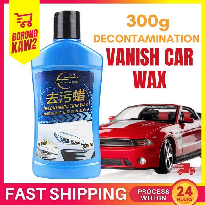 Decontamination Vanish Car Wax Scratches Removal Abrasives Polishing