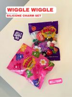 ✅พร้อมส่ง Wiggle Wiggle Silicone Charm ตัวติดรองเท้า | Bellygomset 2 pcs, Jelly Happy Mix set 6 pcs, cherry 1 pc.