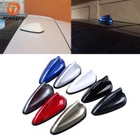 POSSBAY Car Antennas Auto Radio Signal Aerials Shark Fin Antenna for VW BMW Opel Honda Nissan Car Roof Decoration Aerial