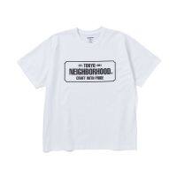 ☒❈ Neighborhood NH TEE-1 SS.CO เสื้อยืดแขนสั้น พิมพ์ลายโลโก้ตัวอักษร 22AW