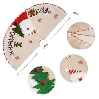 【YP】 110cm Skirt for Xmas Base Cover New Year Ornament Decoration