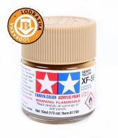 สีทะเลทรายสูตรน้ำ Tamiya Acrylic XF59 Desert Yellow 10ml