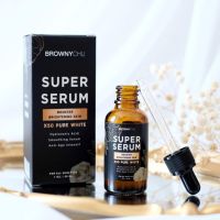 Brownychu super serum Booster Brightening Skin บราวนี่ชู ซุปเปอร์ เซรั่ม x 50 เพียว ไวท์ ผลิตภัณฑ์บำรุงผิวหน้า ปริมาณ 30 ML