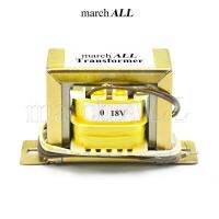 MarchAll หม้อแปลงไฟฟ้า 1A แท้ แรงดัน เอาพุต 18V โวลต์ AC ชนิด EI TRANSFORMER ไฟเดี่ยว 2 สายไฟ  นำไปต่อ เรคติไฟเออร์ หรือ ต่อตรงได้ เป็นภาคจ่ายไฟได้ทุกวง