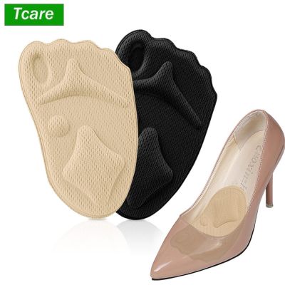 Tcare 1Pair Heel Pad Forefoot Half Yard Mat Arch Soft High Heels Insert Insole Foot Women Orthopedic Heel Protector Shoe Cushion