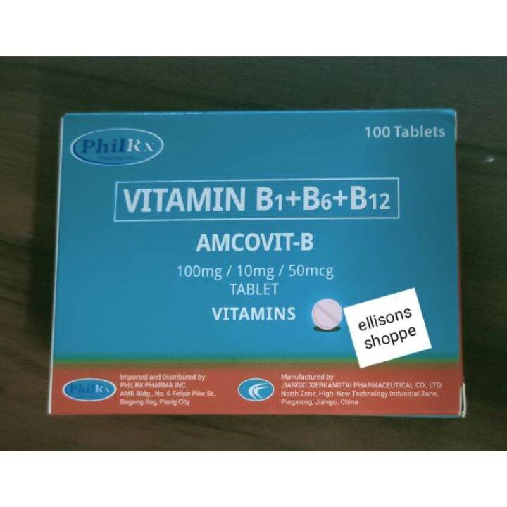 BEST SALE! AmcovitB / Vitamin B Complex 100mg/10mg/50mcg