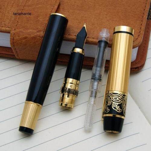 tm-fountain-pen-meduim-nib-metal-plastic-sign-writing-pen-student-teacher-gift