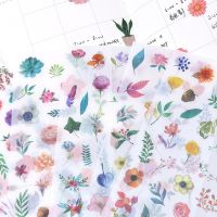 6 sheets/pack Kawaii Washi Decorative Stickers Label Scrapbooking Cute Whale Flower Girls Stationery Stickers DIY Diary Album Stickers
