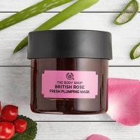 THE BODY SHOP BRITISH ROSE FRESH PLUMPING MASK 75ML